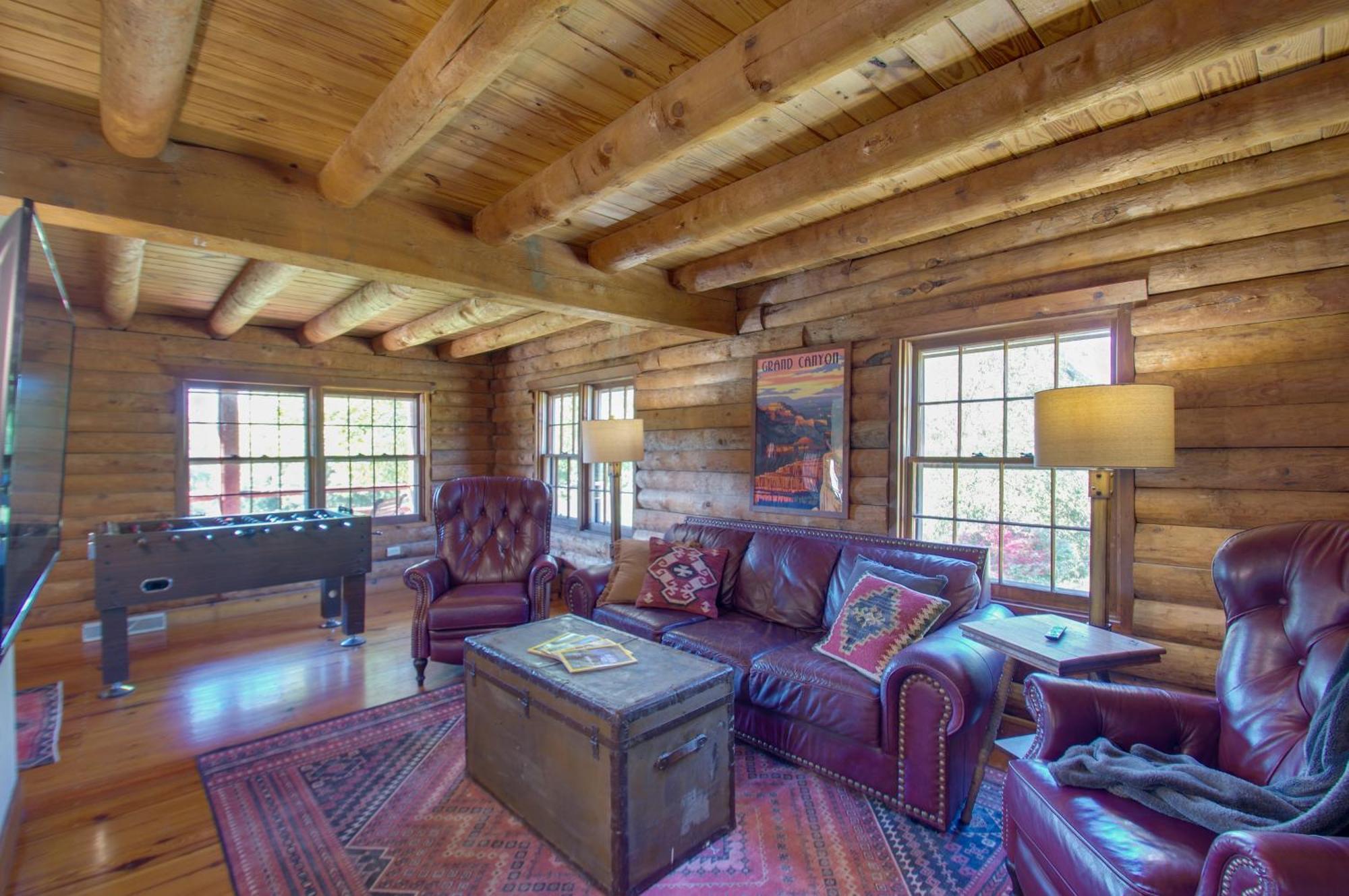Cozy Log Cabin Getaway With Fire Pit And 3 Acres! Ruckersville 外观 照片