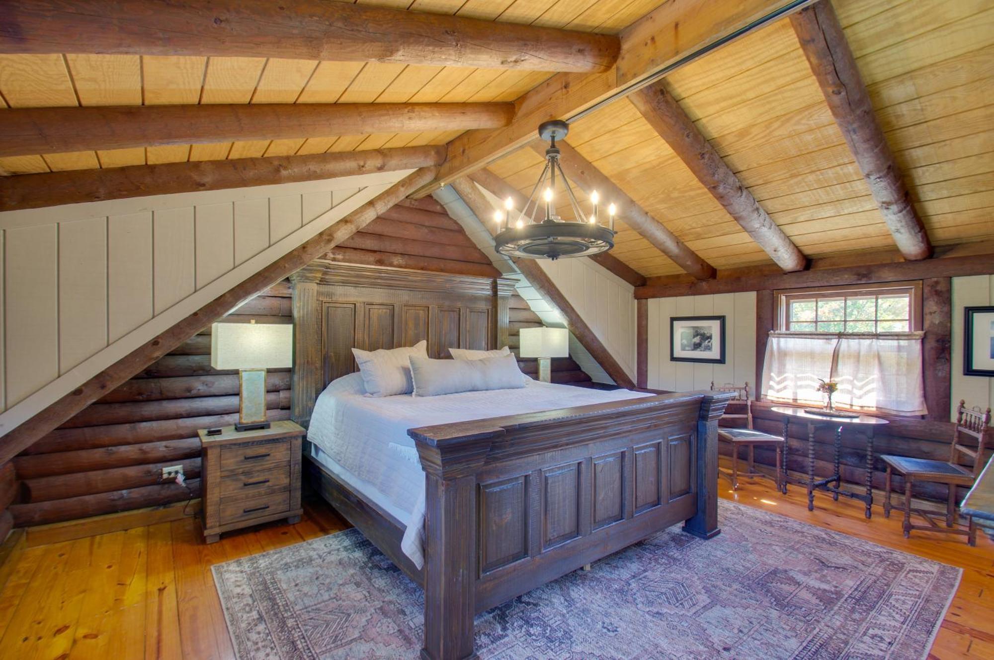 Cozy Log Cabin Getaway With Fire Pit And 3 Acres! Ruckersville 外观 照片