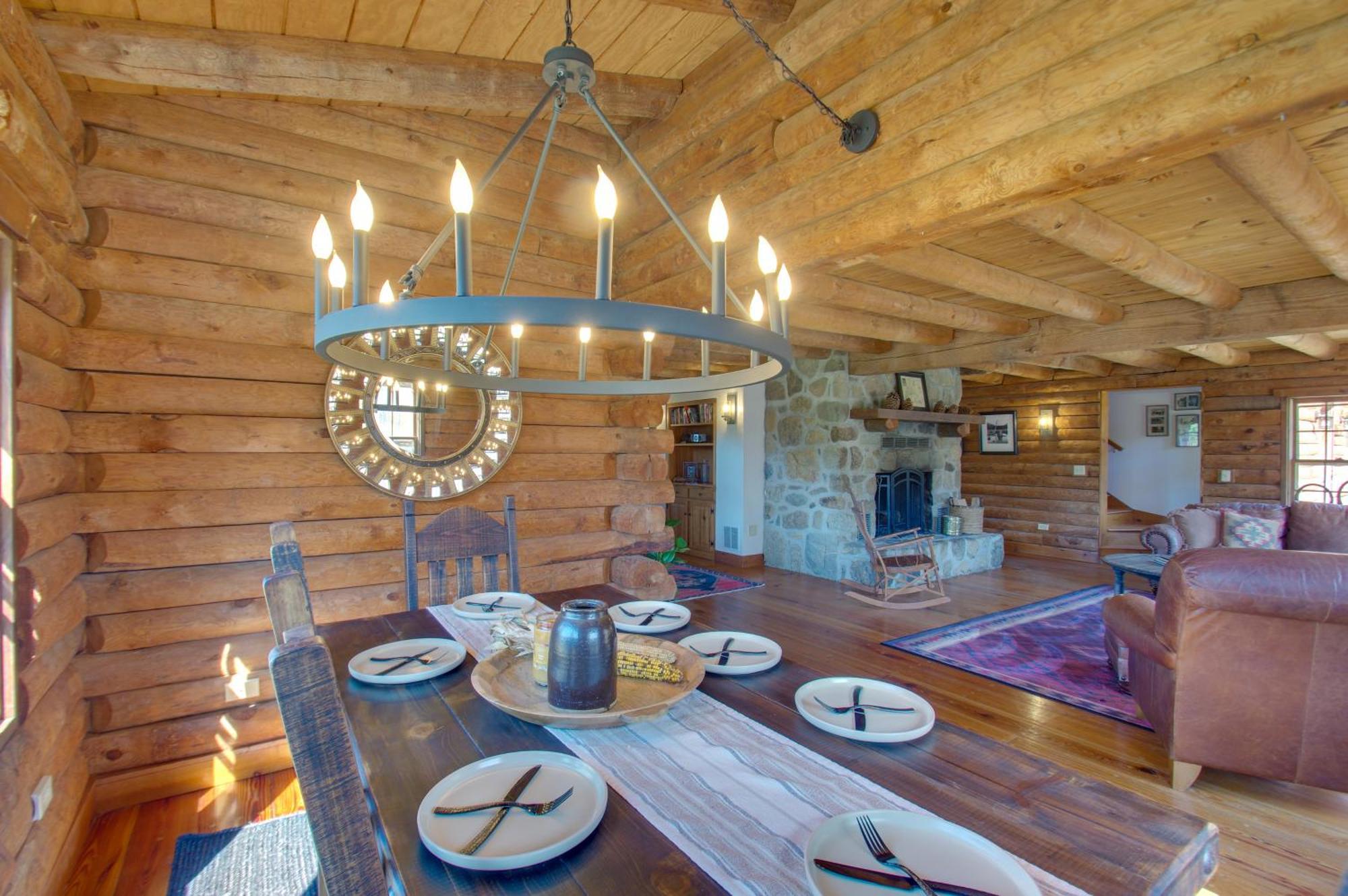 Cozy Log Cabin Getaway With Fire Pit And 3 Acres! Ruckersville 外观 照片